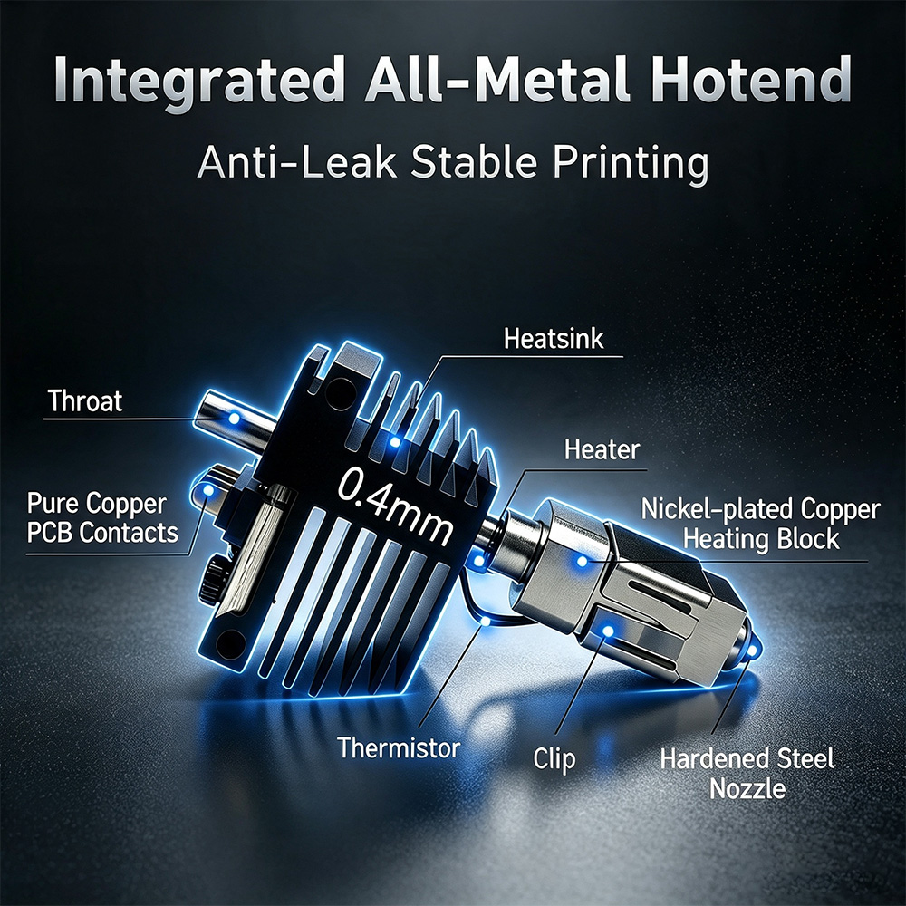 4 pcs Hotend Kit for Flashforg - Hotend Assembly 评论和价格