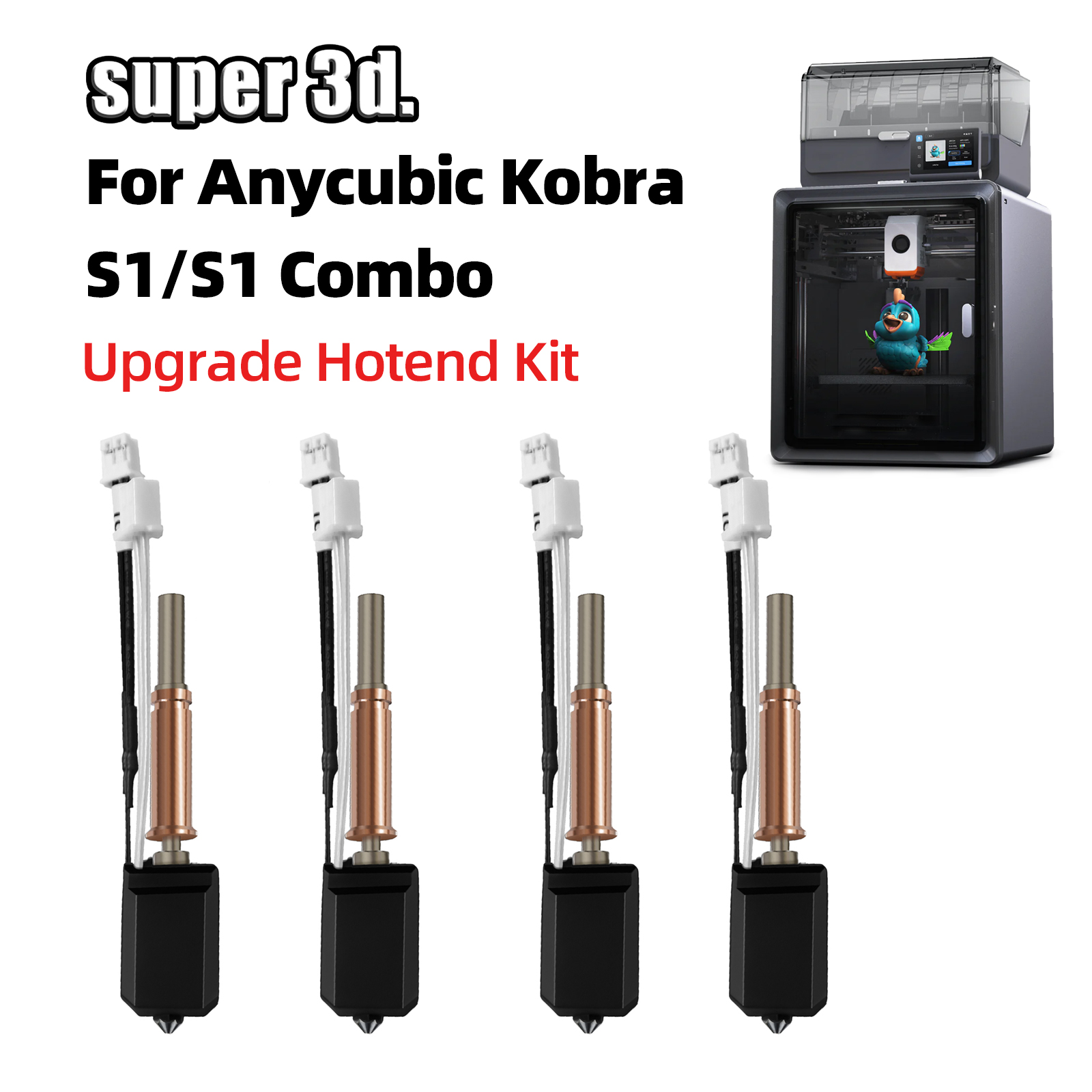For Anycubic Kobra S1 Hotend K - Hotend 0.4Mm 评论和价格