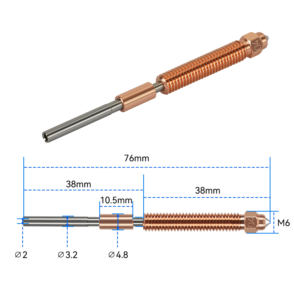 Unicorn Hardened Steel Nozzle  - Hotend 0.4Mm 评论和价格