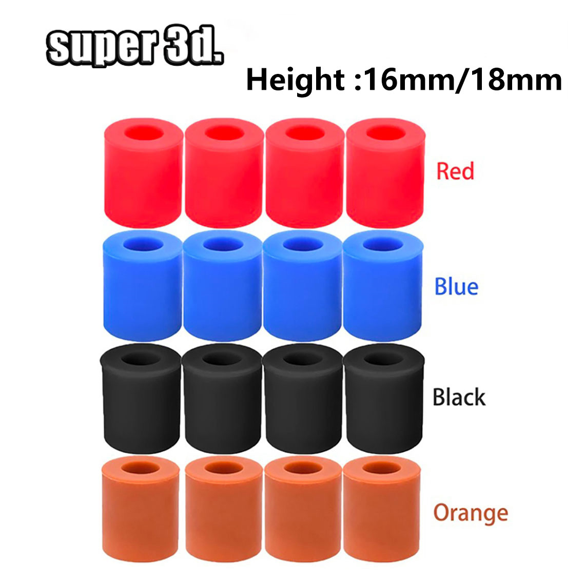 4/8/20Pcs Hot Bed Leveling Sil - 3D Printer Stand 评论和价格