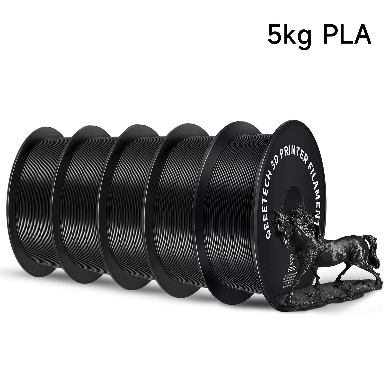 Geeetech 5Kg Standard PLA Fila - Filament 1.75 评论和价格
